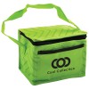 Patterned Lunch Coolers lime green